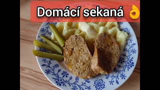 Domácí sekaná pečeně  minutový recept na výbornou sekanou kterou zvládne každý 👌 [upl. by Airaet]