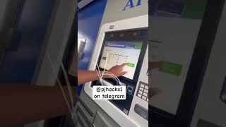 Clone card tutorial on atm cashout [upl. by Enitsua283]