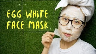 DIY Egg White Face Mask for Removing Blackheads [upl. by Mistrot]