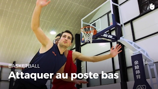 Comment attaquer au poste bas  Basketball [upl. by Eelyr]