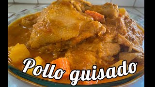 POLLO GUISADO SALVADOREÑO UNA DELICIA TIPICA [upl. by Ynwat]