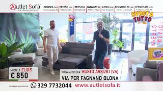 Sconto fino al 70 Divani Divani Letto Poltrone Promozione Svuota Tutto Autlet Sofà [upl. by Uokes247]