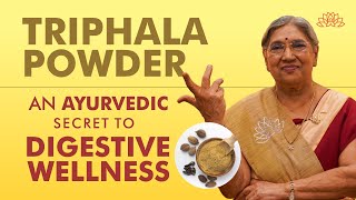 Ayurvedic Gem Triphala Powder for Optimal Digestive Wellness  Ancient Wisdom  Dr Hansaji [upl. by Ahsirpac]