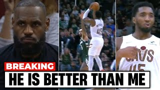 LeBron James LEFT SPEECHLESS After Donovan Mitchell INSANE Game vs Bucks after Damian CLUTCH bucket [upl. by Goodyear]