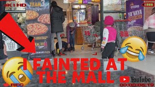 BANZIIFOREVER  I FAINTED AT THE MALL PRANK🇿🇦🤣 viral sayoutubers youtube [upl. by Ellemaj595]