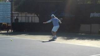 Kei Nishikori and Tommy Haas hit at IMG Academy in 2009  Part 1 [upl. by Taryn403]