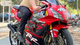 Honda Cbr 954 Fireblade Exhaust  Yoshimura  Sc Project  M4  Sound Test [upl. by Elvah]