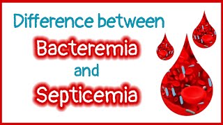 Difference between bacteremia and septicemiamicrobiologysepsismedical basicappliedmicrobiology [upl. by Ylak]