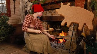 Cooking a Christmas Feast 200 Years ago 1820s Historical ASMR Cooking [upl. by Yelsew]