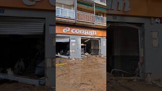 SUPERMERCADOS EN RUINA DESTROZADOS POR LA DANA EN PAIPORTA VALENCIA ESPAÑA [upl. by Jansen587]