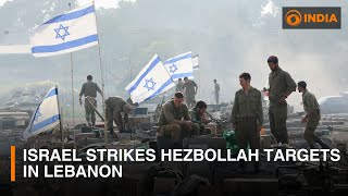 Israel strikes Hezbollah weapons storage facilities in Lebanon [upl. by Burgener]