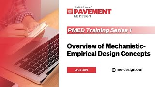 Module 2  Overview of MechanisticEmpirical Design Concepts [upl. by Atirat]