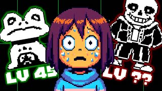 Undertale MAIS mon LVL est ALÉATOIRE [upl. by Lemmueu]