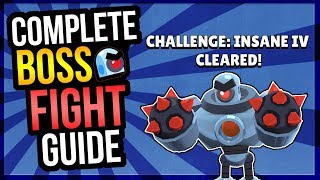 HOW TO BEAT BOSS FIGHT Best Brawlers amp Tips Insane IV Cleared Brawl Stars [upl. by Kelwen]