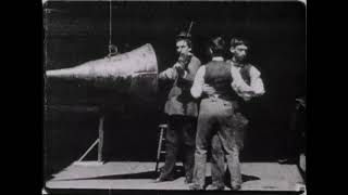 Dickson Experimental Sound Film 1895 Edison [upl. by Ottillia781]