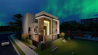 House Design In Nepal  Complete 3D Video Exterior [upl. by Baker]