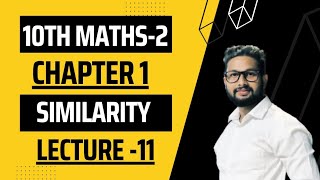 10th Maths2 Geometry Chapter No 1  Similarity  Lecture 11  JR Tutorials [upl. by Merat]