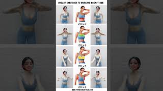 Breast Tightening Exercises at Home  Breast Exercises to Increase Breast Size breastexercise [upl. by Arved565]