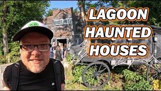 Lagoon Frightmares Haunted Houses  Lagoon Amusement Park [upl. by Sitruc]