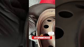 Installing new TPMS sensor with valve stems on a nissan altima shortsvideo [upl. by Barnabas]