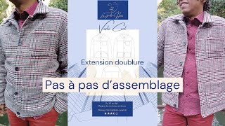 Coudre une veste homme doublée facilement  Tuto vidéo pour doubler la veste Carl  Les Patrhoms [upl. by Novehc]