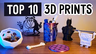 10 Cool Things to 3D Print [upl. by Lauri]