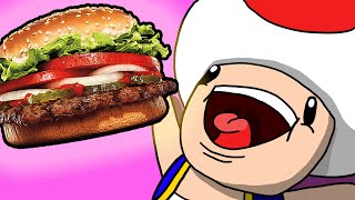 Toad sings Burger King WHOPPER Commercial [upl. by Aicilana]