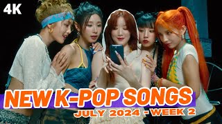 NEW KPOP SONGS  JULY 2024 WEEK 2 [upl. by Irbmac]