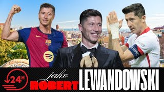 24H JAKO ROBERT LEWANDOWSKI  CO ROBISZ POLSCY KIBICE REPREZENTACJA POLSKI FC BARCELONA [upl. by Kostival]