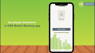 Pinpas blokkeren in DSB Mobile Banking app [upl. by Kcirdlek]