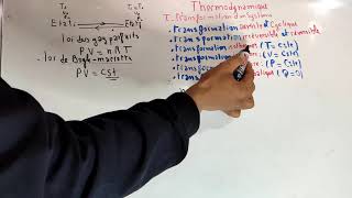 thermodynamique S1  Les différents types de transformation partie 4 [upl. by Kcaz]