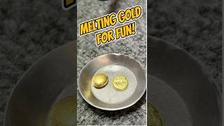 I Melted My Gold For Fun gd diy cool learning [upl. by Neerehs]