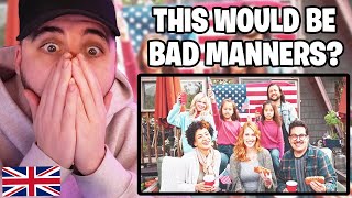 Brit Reacts to 13 Things Americans Consider BAD Manners that SUPRISE Europeans [upl. by Auguste]