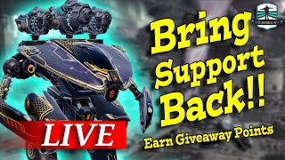 War Robots Bring Support Back  Earn Giveaway Points [upl. by Sukin666]