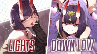 Nightcore  Lights Down Low Lyrics [upl. by Brinn]