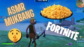 ASMR Gaming  Mac amp Cheese Mukbang 🥣  Spectating NEW FORTNITE SEASON  Whispering Mouth Sounds [upl. by Nera]