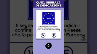 Quiz patente B Argomento Segnali Di Indicazione [upl. by Kirk]