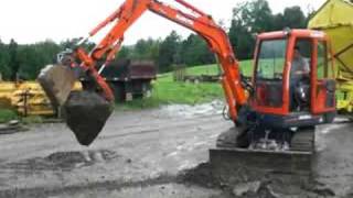 Kubota kx 1212 mini excavator [upl. by Swisher802]