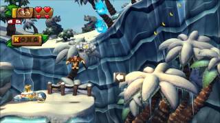 Donkey Kong Country Tropical Freeze  100 Walkthrough  61 Homecoming Hijinx Puzzle and KONG [upl. by Aihseyk]