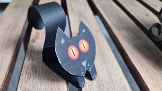 Chat noir en papier [upl. by Sparks]