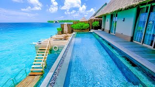 JOALI Maldives Luxury Art Resort Amazing Overwater Villa 4K Tour amp Vlog [upl. by Arrat332]