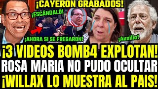 BOMB4ZA REVIENTAN 3 VIDEOS DEMOLEDORES DE GORRITI CON ROSA MARÍA PALACIOS Y WILLAX LO ESTALLA TODO [upl. by Mullac]