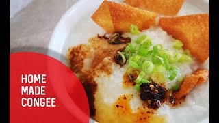 Homemade Congee Recipe  Chinese Rice Porridge Recipe  OFW Cooking [upl. by Munafo]