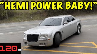 True Dual Straight Piped Chrysler 300 C 57L HEMI [upl. by Estas]