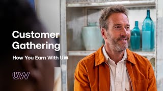 Customer Gathering  How You Earn With UW [upl. by Nyllewell]