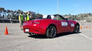 RoadsterSport SUPER STREET muffler leaving the starting line at SCCA event [upl. by Ahsir431]