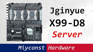 🇬🇧 Jginyue 精粤 X99D8 Server – detailed motherboard review two E52690 V3 and E52620 V4 [upl. by Middendorf]