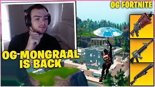 MONGRAAL RETURNS To OG FORTNITE amp BRINGS Back OG MONGRAAL Nostalgic [upl. by Gnouhk242]