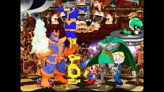 MUGEN battle 5186 Team Thanos vs Team DrDoom [upl. by Oneill]