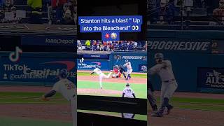 Stanton blasts a Homer into the Bleachers Game 4 [upl. by Llevad]